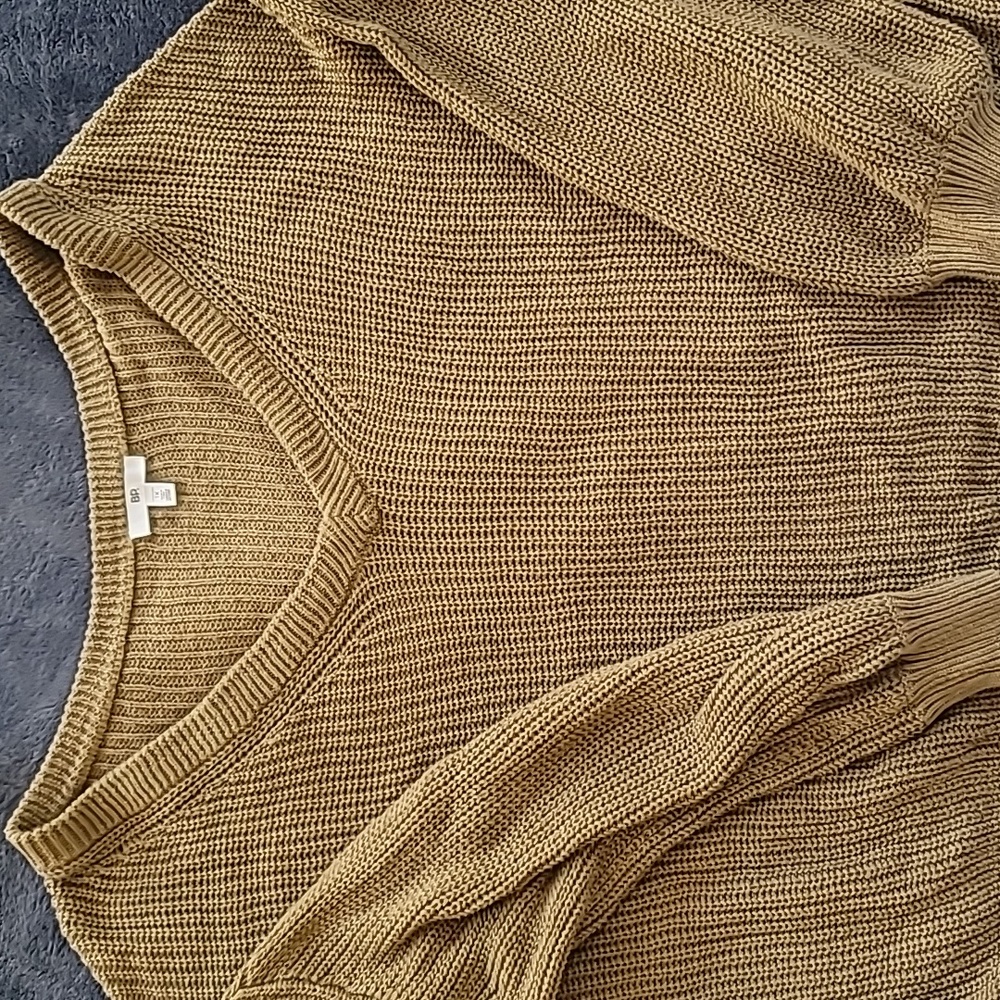 BP Green knit cropped sweater